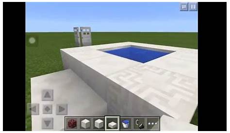How to make a working hot tub in minecraft pe - YouTube