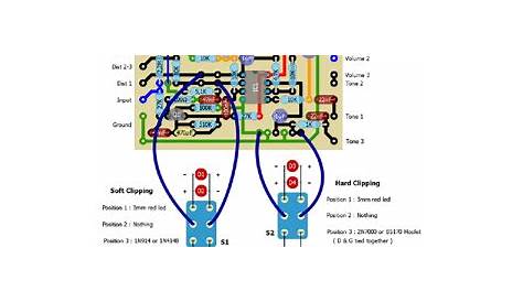 basic distortion pedal schematic