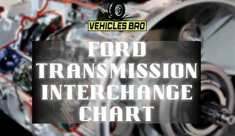 ford f150 transmission interchange chart