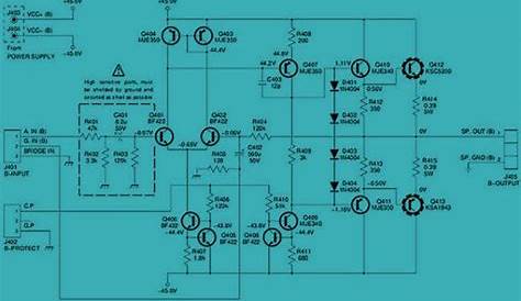 class ab push pull amplifier circuit diagram