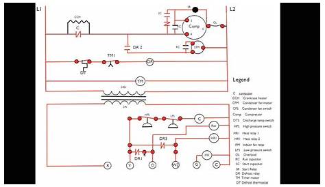 defrost timer circuit diagram