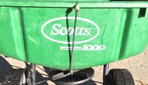 repair parts for scotts drop spreader