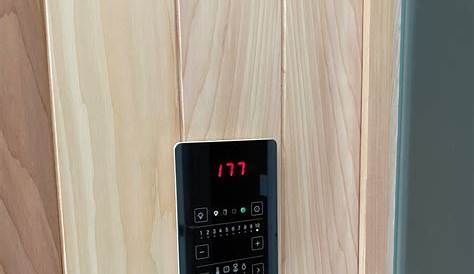 Amerec Custom Cut Sauna Room with Designer Trend 6 KW Sauna Heater and