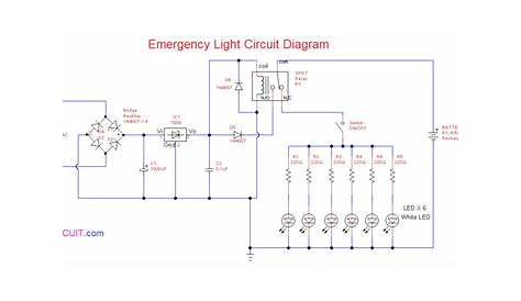 emergency light circuit diagram - theoryCIRCUIT - Do It Yourself Electronics Projects