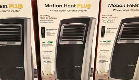 Lasko Motion Heat Plus Whole Room Ceramic Heater | Costco Weekender