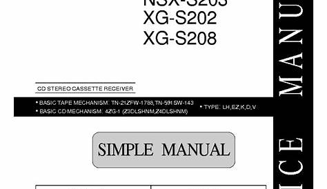 Yamaha R S202 Manual
