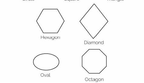 preschool shapes to cut out