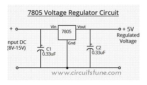 voltage regulator ic circuit diagram