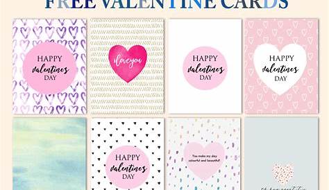 FREE Cool Valentine Cards to Print: New Designs!