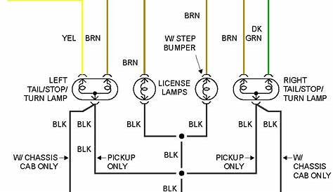 98 gmc tail light wiring diagram