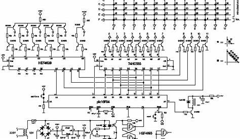digital led clock circuit diagram