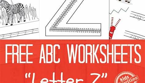 Letter Z Worksheets Free Kids Printable | Letter z crafts, Preschool