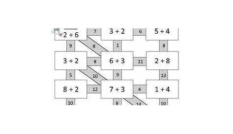 Maze Worksheets - Single and Double Digit Addition & Subtraction