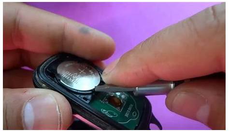 How To Replace A Toyota Corolla Key Fob Battery (2003-2008) - YouTube