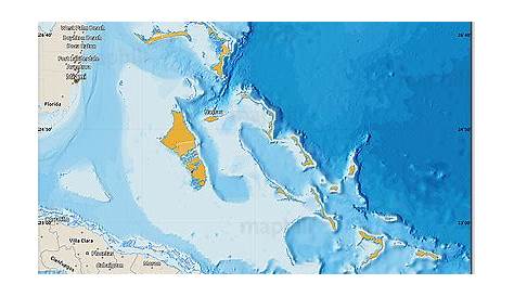 bahamas water depth chart