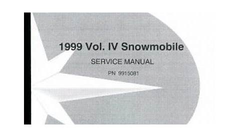 1997 polaris snowmobile service manual
