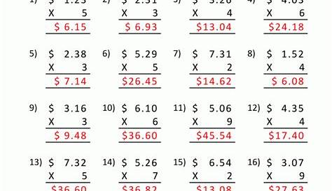 math worksheets for 8th graders printable