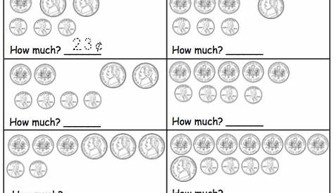 Counting Coins: Pennies, Nickels, And Dimes Worksheets | 99Worksheets