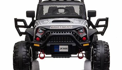 Kids 24V Jeep Wrangler Style Off Road Electric Ride On Car