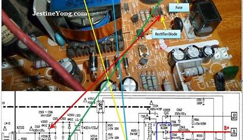 china crt tv kit circuit diagram