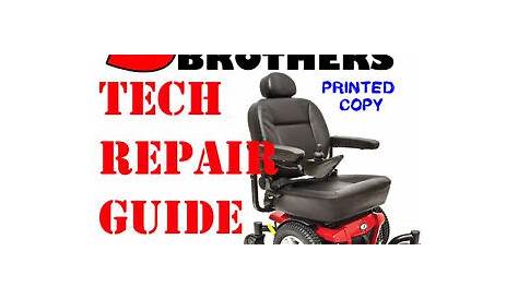 Jazzy 600 600XL Power Chair Technical Service Repair Guide Pride Parts
