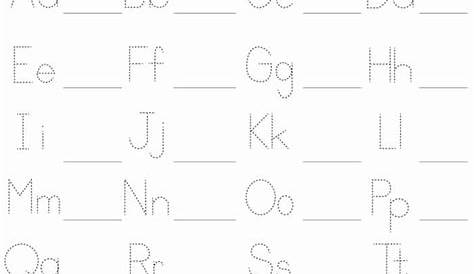 alphabet tracing printables for kids preschool worksheets - abc 123