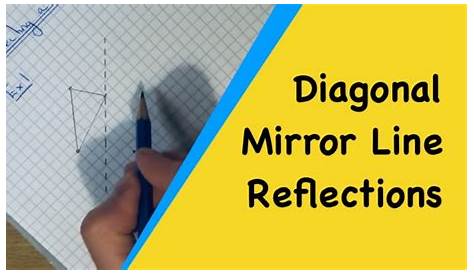 reflection diagonal mirror line worksheet