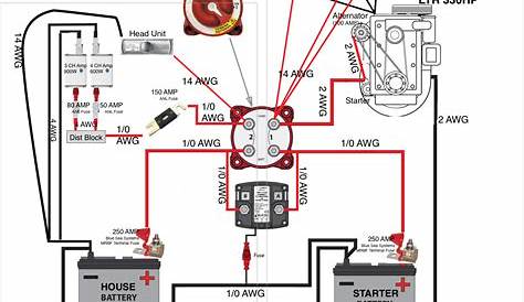 Boat Dual Battery Isolator Wiring Diagram - Wiring Diagram
