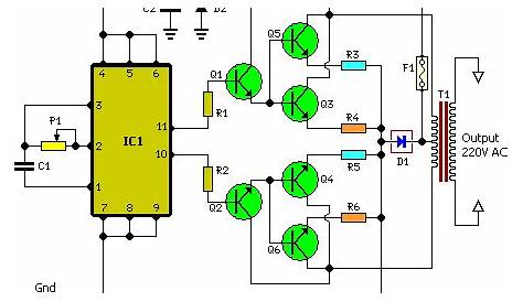 100W Inverter Circuit Schematic | Xtreme Circuits