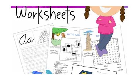 children's books of the bible worksheets
