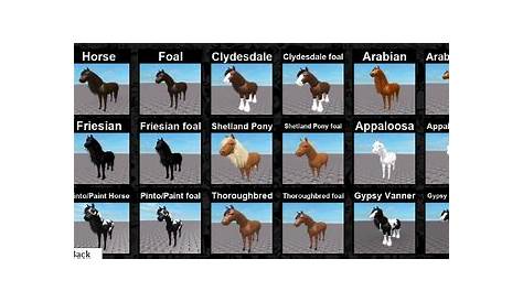 horse valley breeding chart