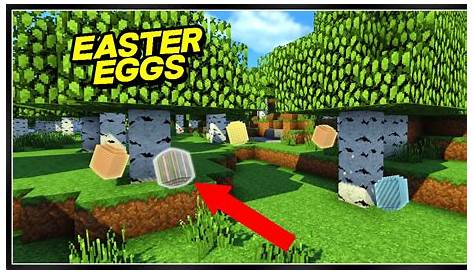 EASTER EGGS IN MINECRAFT! - YouTube
