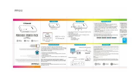 polaroid portable power pack user manual
