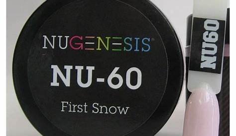NUGENESIS Nail Color Dip Dipping Powder 1.5oz/jar - NU60 First Snow