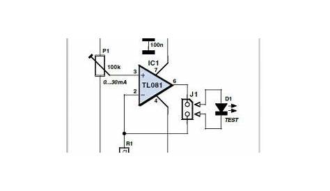 LED TV Backlight Tester Schematic Circuit Diagram