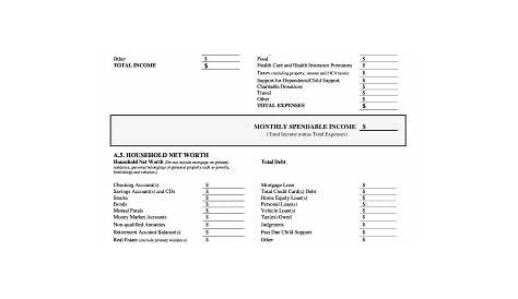 Financial Inventory Worksheet Rev102609doc - Fill and Sign Printable