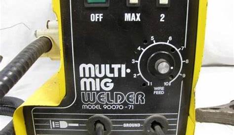 Multi Mig 90070-71 Manual