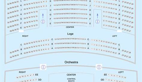 Count Basie Center for the Arts Seating Chart - Count Basie Center for