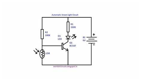 automatic light on off circuit diagram