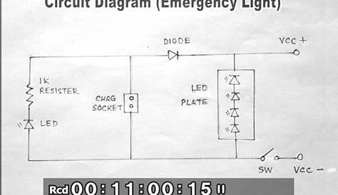 rechargeable led lamp circuit diagram