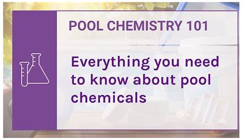 swimming pool chemical guide