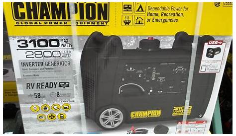 Champion Global Power Equipment 75555i Inverter Generator | Costco
