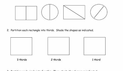 grade 2 find fourths circles worksheet