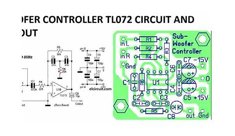 Subwoofer controller uses a single IC TL072 - Electronic Circuit