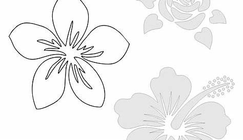 Printable Flower Stencil - Customize and Print
