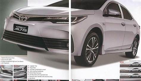 Toyota Corolla Facelift Specifications & Features Leaked Online