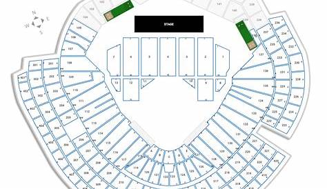 Nationals Park Seating Charts for Concerts - RateYourSeats.com