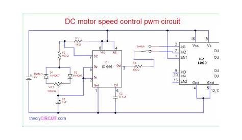 dc motor drive circuit diagram