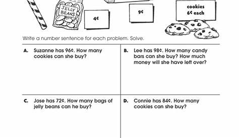 division story problems 3rd grade