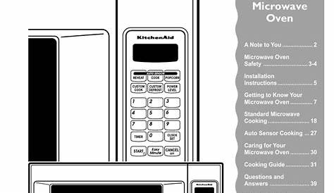 KitchenAid KCMS135H User manual | Manualzz